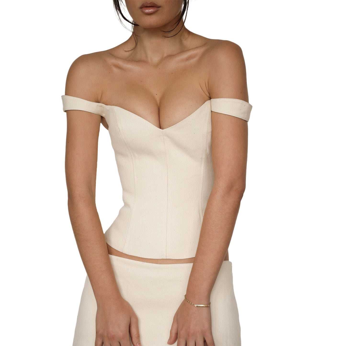 Off shoulder Slim Body Top
