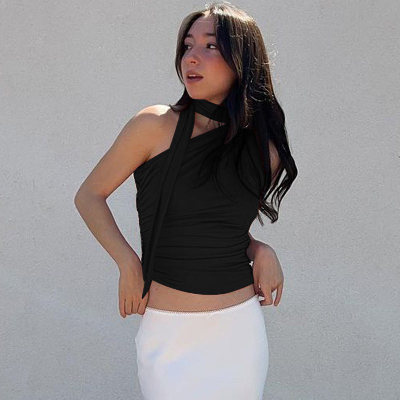 Street Fashion Slim Short Casual Undershirt
