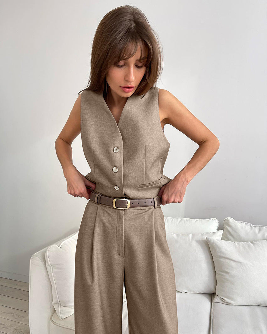 Vest- Pants Suit