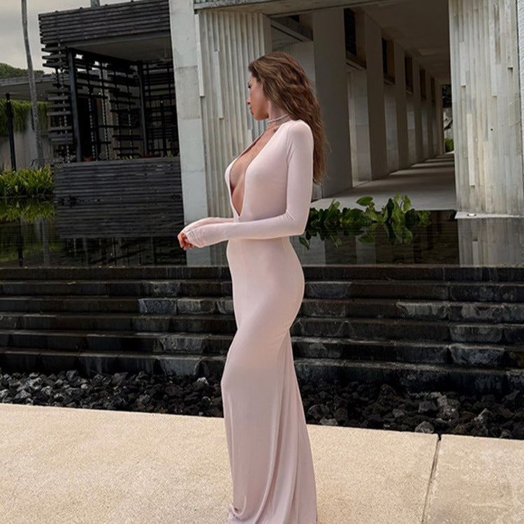 Slim Fit Long Dress