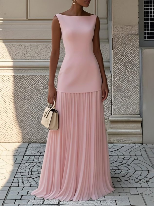 Sleeveless Slim Knit Dress