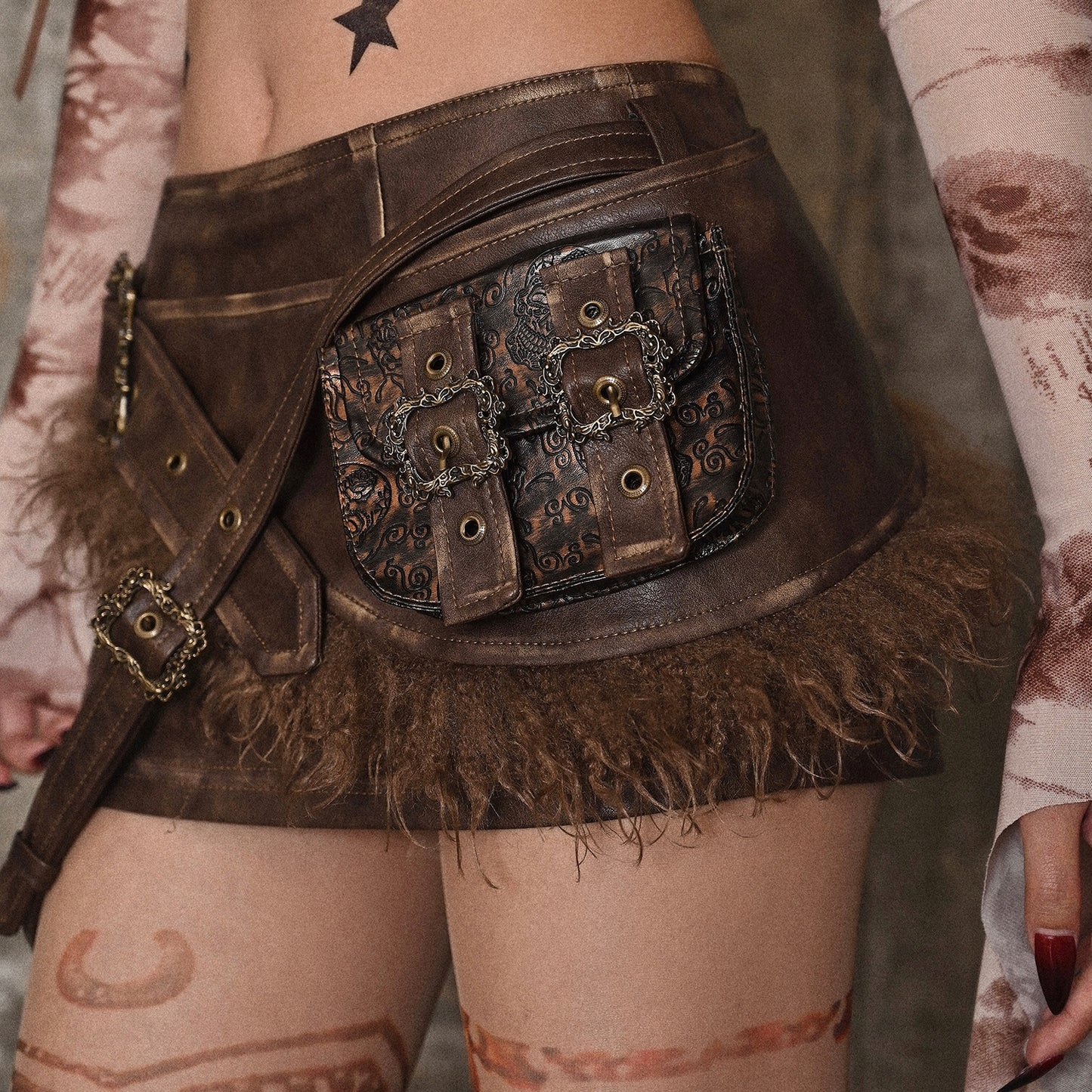 Old Waist Bag Skirt