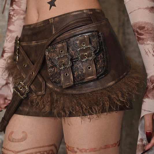 Old Waist Bag Skirt