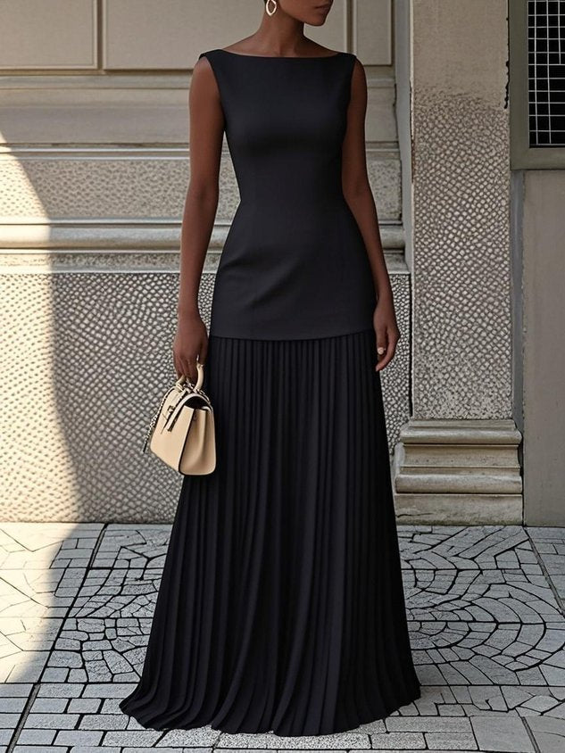 Sleeveless Slim Knit Dress