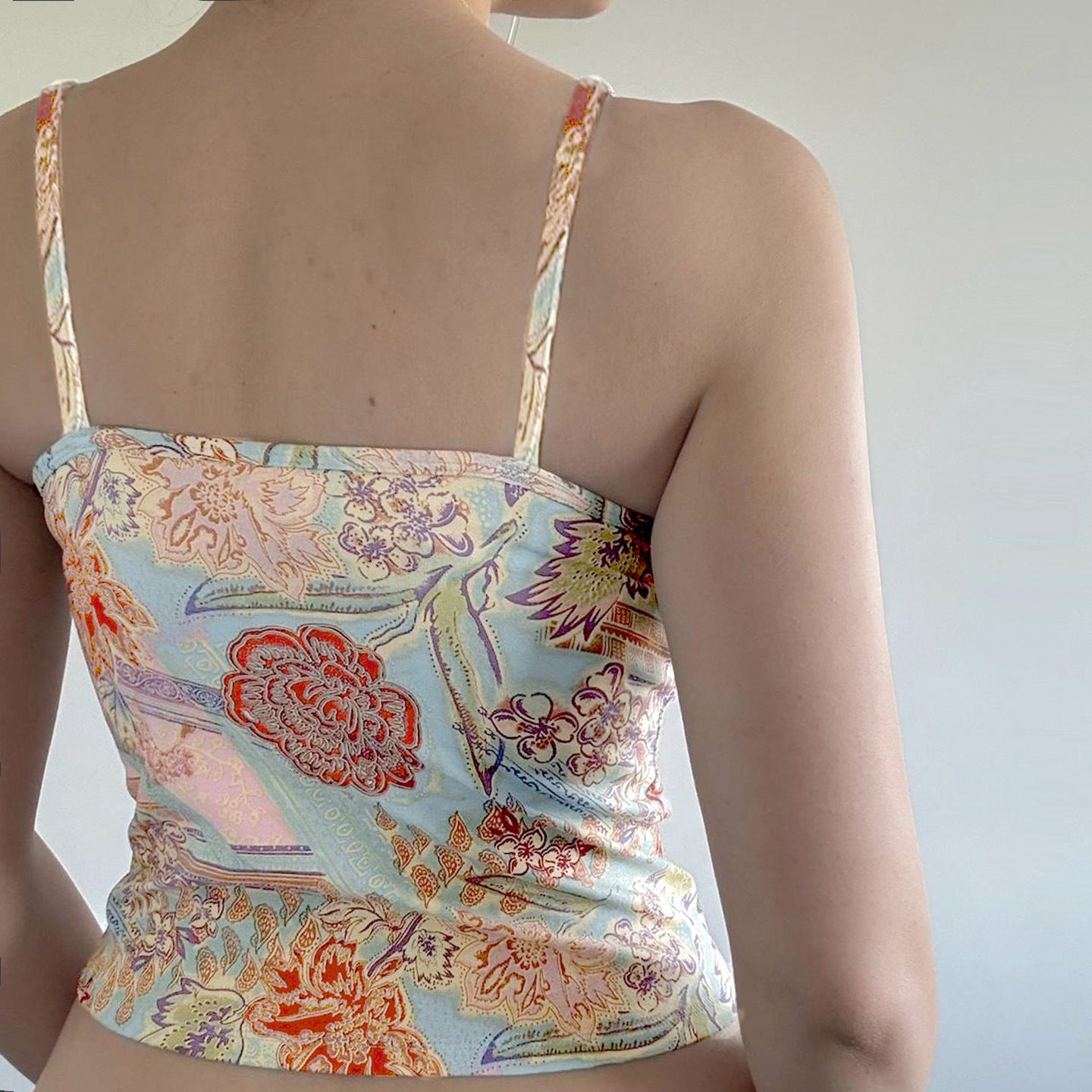 Printed Beaded Camisole