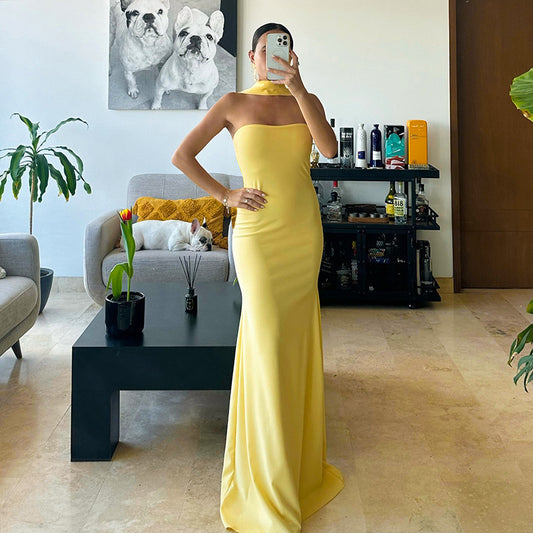 Halter Slim Fit Dress