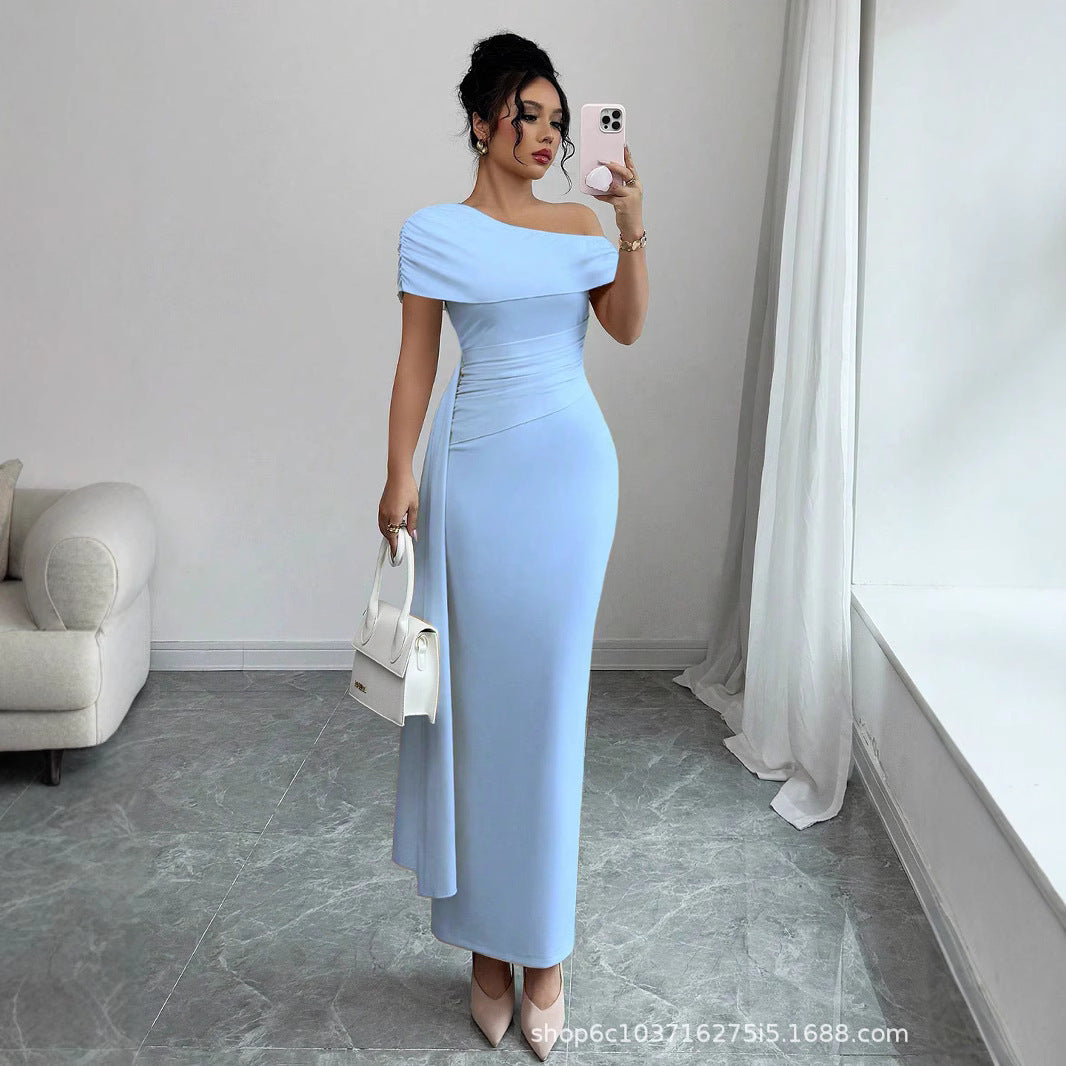 Strapless Sleeveless Sheath Dress