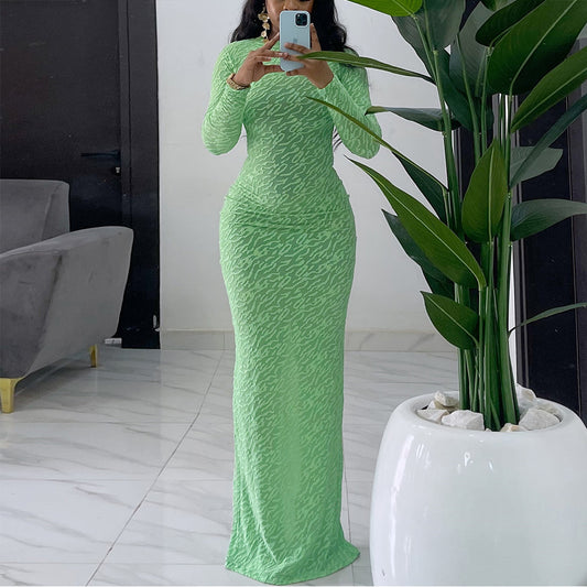 Long Slim Fit Dress