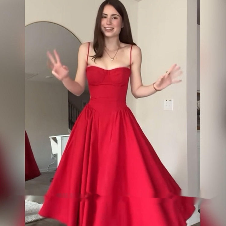 Vintage Court Style Strap Dress