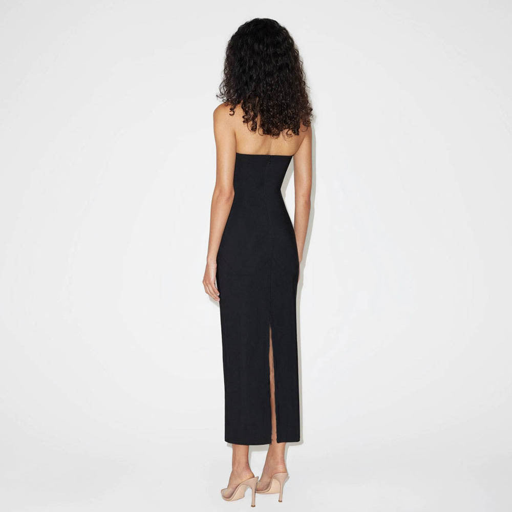 Slit Slim-fit Dress
