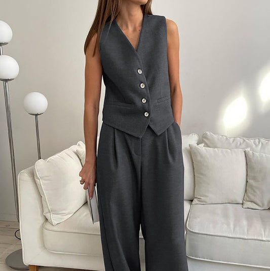 Vest- Pants Suit