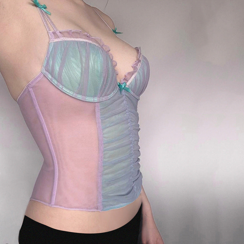 Mesh Bow Small Sling Vest