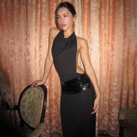 Halter Long Dress