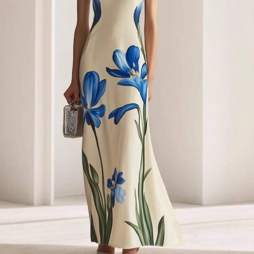 Printed Tight Dress