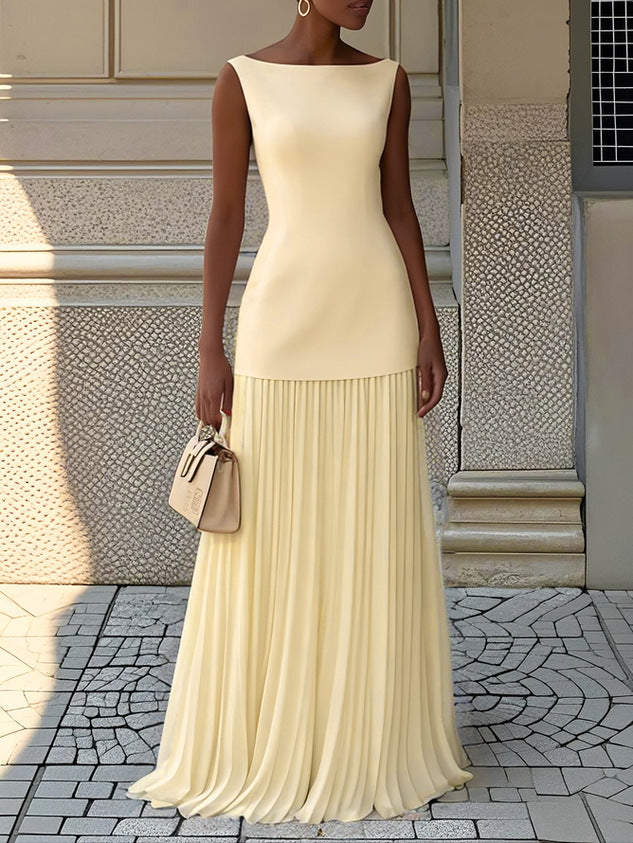 Sleeveless Slim Knit Dress