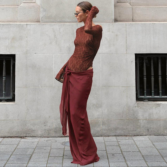 Mesh One-piece Dress