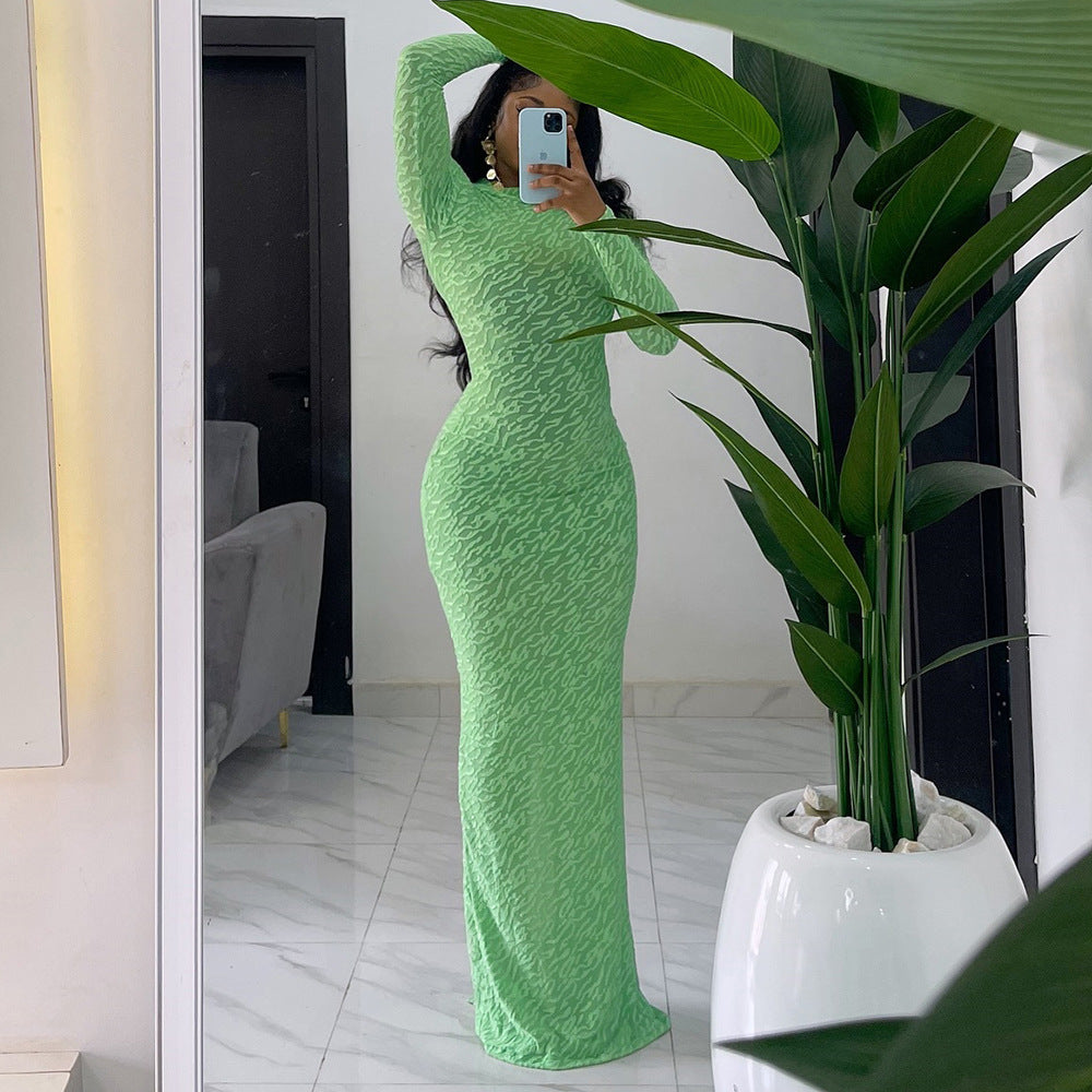 Long Slim Fit Dress