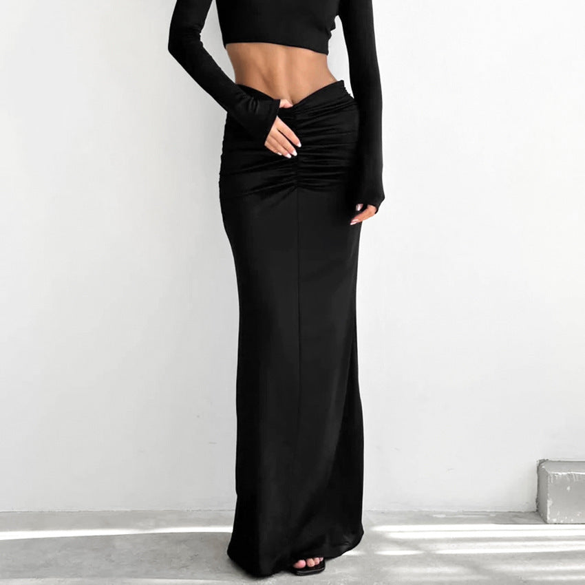 Fishtail Black Skirt