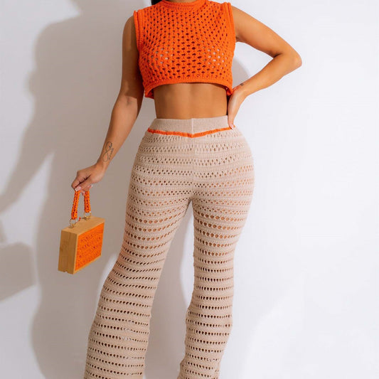 Knitted Hand Crochet Suit
