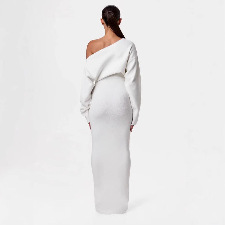 Long Sleeve Slim Fit Elegant Dress